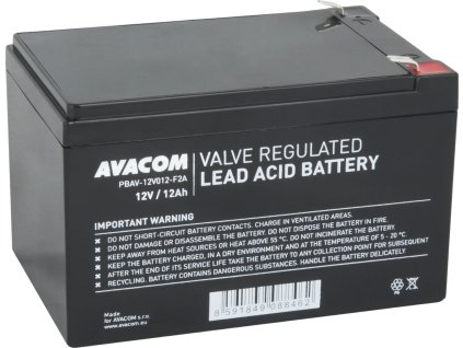 avacom baterie 12v 12ah f2 pbav 12v012 f2a ien476293