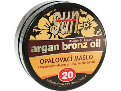 Sun Vital opalovací máslo s BIO arganovým olejem SPF 20