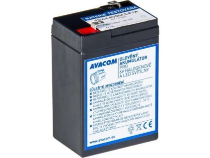 avacom akumulator 6v 4 5ah pro svitilny f1 ien288518