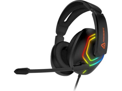 connect it biohazard herni sluchatka s mikrofonem 1xjack usb cerna ien530382