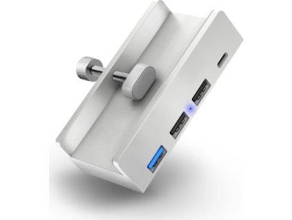 connect it usb deskhub 4v1 na desku stolu stribrny ien530383