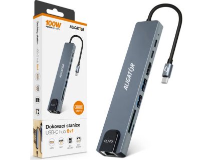 aligator usb c hub 8v1 ien528880