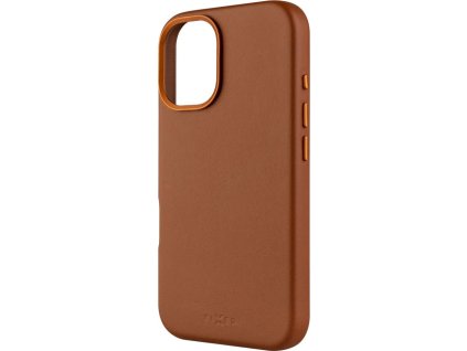 kozeny zadni kryt fixed magleather s podporou magsafe pro apple iphone 16 hnedy ien532123