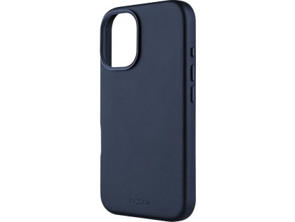 kozeny zadni kryt fixed magleather s podporou magsafe pro apple iphone 16 modry ien532124