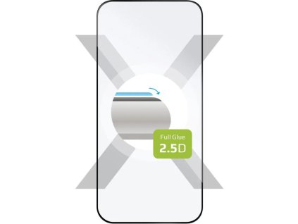 ochranne tvrzene sklo fixed full cover pro apple iphone 16 pro lepeni pres cely displej cerne ien532154