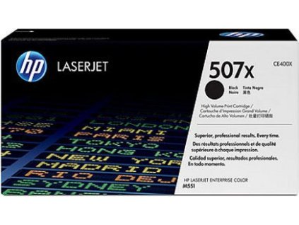 hp 507x black toner 11000 stran pro lje 500 m551 ce400x originalni ien135965