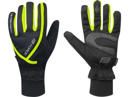 force ultra tech zimni rukavice fluo vel s ien406119