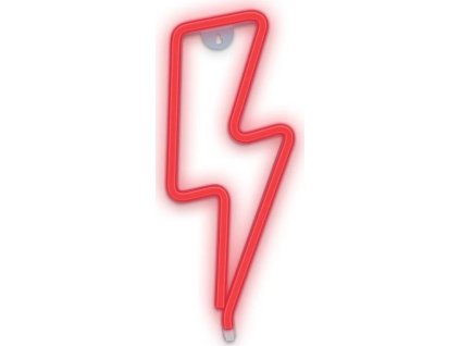 dekorativni led neon blesk cerveny ien515571