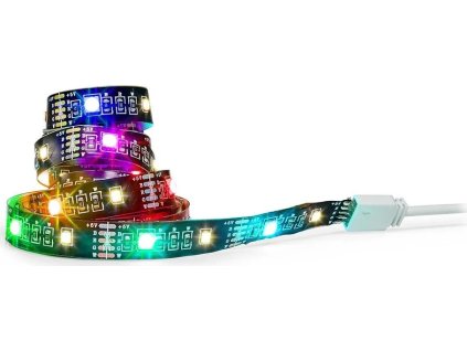 nedis bluetooth chytry led pasek 4w ip20 pro tv 380lm 2700 k tepla bila rgb nedis smartlife 2m ien485819