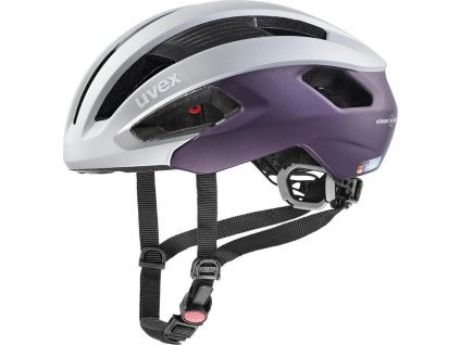uvex helma rise cc silver plum we vel 52 56 cm ien425987