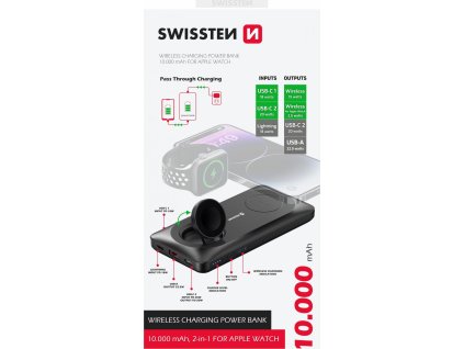 swissten powerbank 10000 mah 2v1 pro apple watch a magsafe ien533577