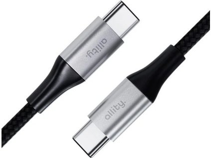 datovy kabel allity auc 02 usb c usb c 1m 100w cerny ien533711