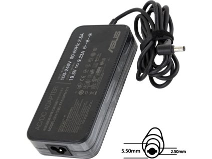 asus orig adapter 180w19 5v 3pin w core vc snury ien395102