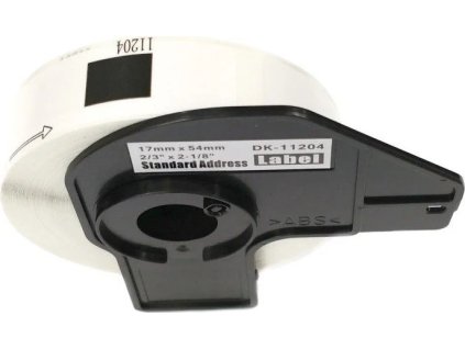 allprint pro kompatibilni s brother dk 11204 papirove bile univerzalni stitek 17 x 54mm 400ks ien391867