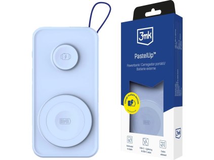 3mk pastelup powerbank 10 000mah 22 5w usb 1a1c modra ien534307