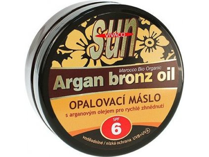 Sun Vital opalovací máslo s BIO arganovým olejem SPF 6 200ml