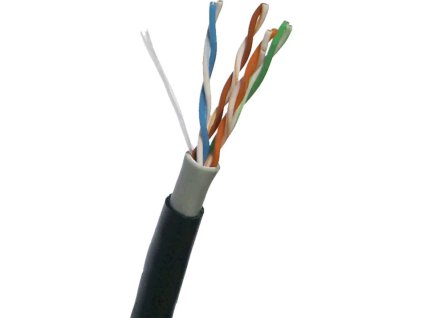 datacom utp drat cat5e pvc pe fca 305m civka cerny 2 outdoor ien535266