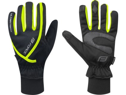 force ultra tech zimni rukavice fluo vel m ien406120