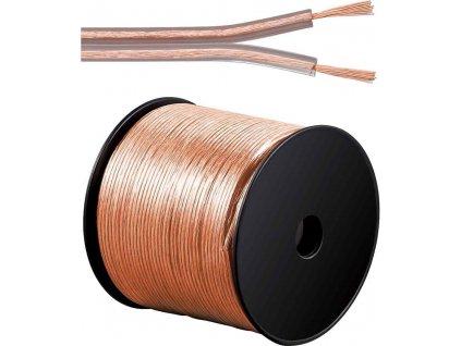 Kabely na propojení reprosoustav 99,9% měď 2x1,5mm2 100m