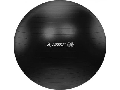 lifefit anti burst 55 cm cerny gymnasticky mic ien304945
