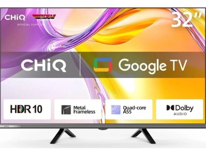 chiq l32m9e tv 32 hd smart google tv dolby audio dbx tv hdr 10 ien537420