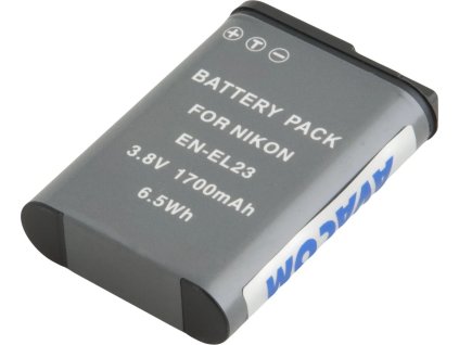 avacom nikon en el23 li ion 3 8v 1700mah 6 4wh ien410734