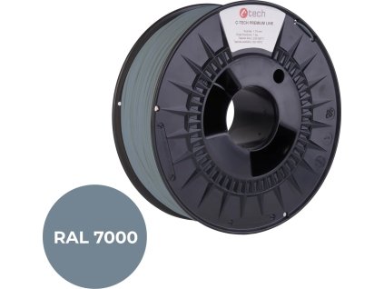 tiskova struna filament c tech premium line pla veverci seda ral7000 1 75mm 1kg ien444472