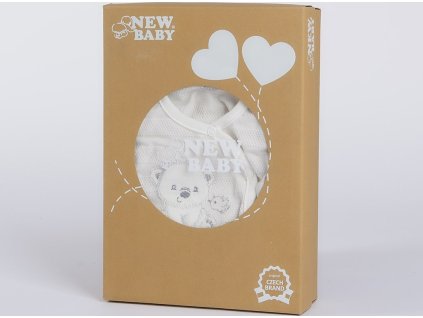 new baby kojenecka soupravicka do porodnice sweet bear bezova vel 56 0 3m ien512669
