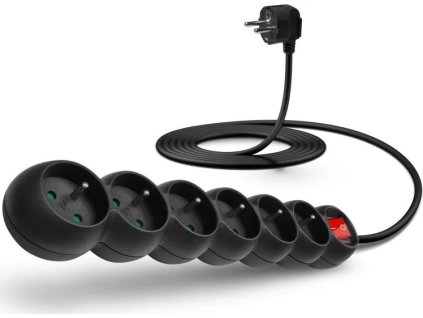 connect it prodluzovaci kabel 230 v 6 zasuvek 3m s vypinacem cerny ien270366