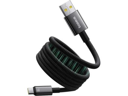 magneticky nabijeci kabel baseus tungsten usb usb c 1m 100w cerny ien539904