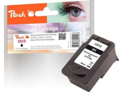 peach c512 cerna kompatibilni s canon pg 512 ien133696