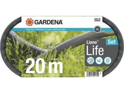 gardena 18450 20 textilni hadice liano life 20 m sada ien475557