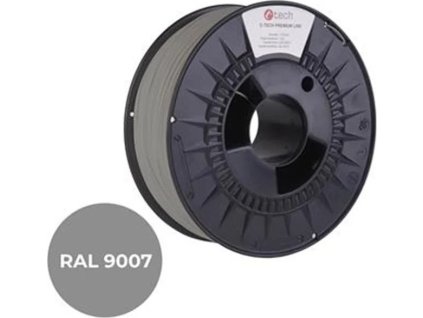 tiskova struna filament c tech premium line pla sedy hlinik ral9007 1 75mm 1kg ien444474