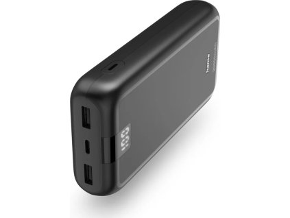 hama performance 20 powerbanka 20000 mah 3 a vystup 1x usb c 2x usb a led displej ien524285