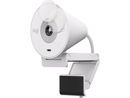 logitech brio 300 full hd webcam off white ien477902