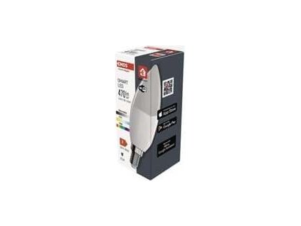 chytra led zarovka gosmart svicka e14 4 8 w 40 w 470lm rgb stmivatelna wi fi ig503777