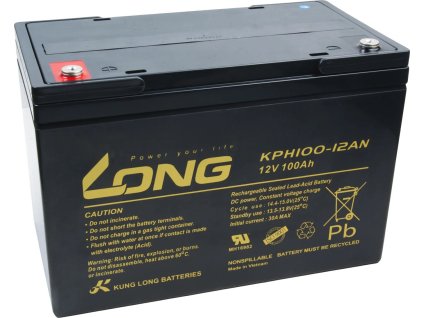 long baterie 12v 100ah m6 highrate longlife 12 let kph100 12an ien479157