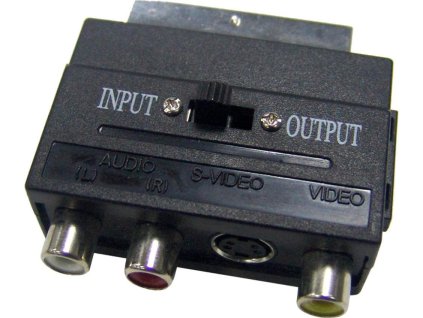 sencor sav 151 000 scart konektor 3x rca m s video konektor ien490853