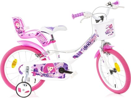 dino bikes 166 rsn fairy bila ruzovy potisk 16 ien449091