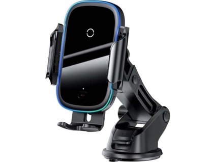 baseus light electric drzak do auta s bezdratovym nabijenim 15w cerna ien403835