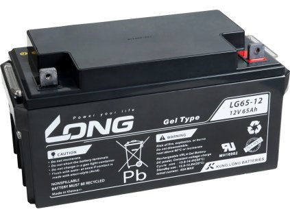 long baterie 12v 65ah f4 deepcycle gel 10 let lg65 12 ien542938