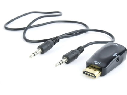 c tech adapter hdmi na vga audio m f ien376444