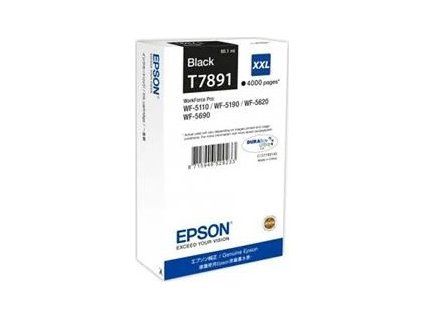 epson t7891 xxl black 65ml az 4000 stran pro serie wf 5110dw wf 5190dw wf 5620dwf wf 5690dwf originalni ien196540