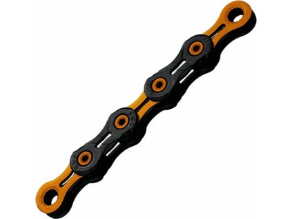 retez kmc dlc sl 11 oranzovo cerny v krabicce 118 clanku ien536638