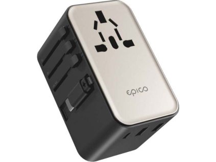 epico ultraboost eu70 70w gan univerzalni cestovni adapter titanovy ien543378