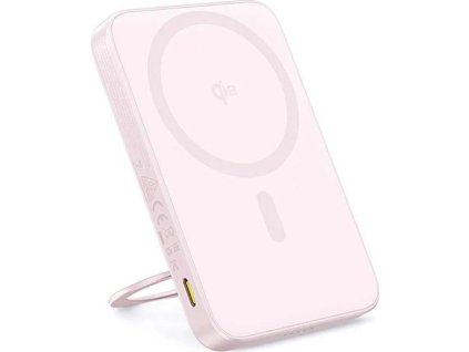bezdratova powerbanka baseus picogo qi2 5000mah 20w ruzova ien549927