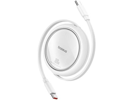 navijeci kabel baseus free2draw usb c usb c 1m 100w bily ien549946