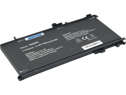 avacom baterie pro hp omen 15 ax pavilion 15 bc series te03xl li pol 11 55v 5300mah ien500630