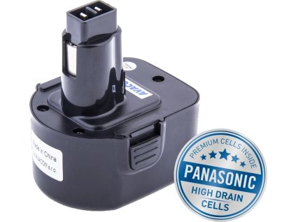 avacom black decker a9252 ni mh 12v 3000mah clanky panasonic ien406662