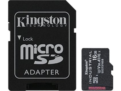 kingston microsdhc 16gb industrial sd adapter ien405515